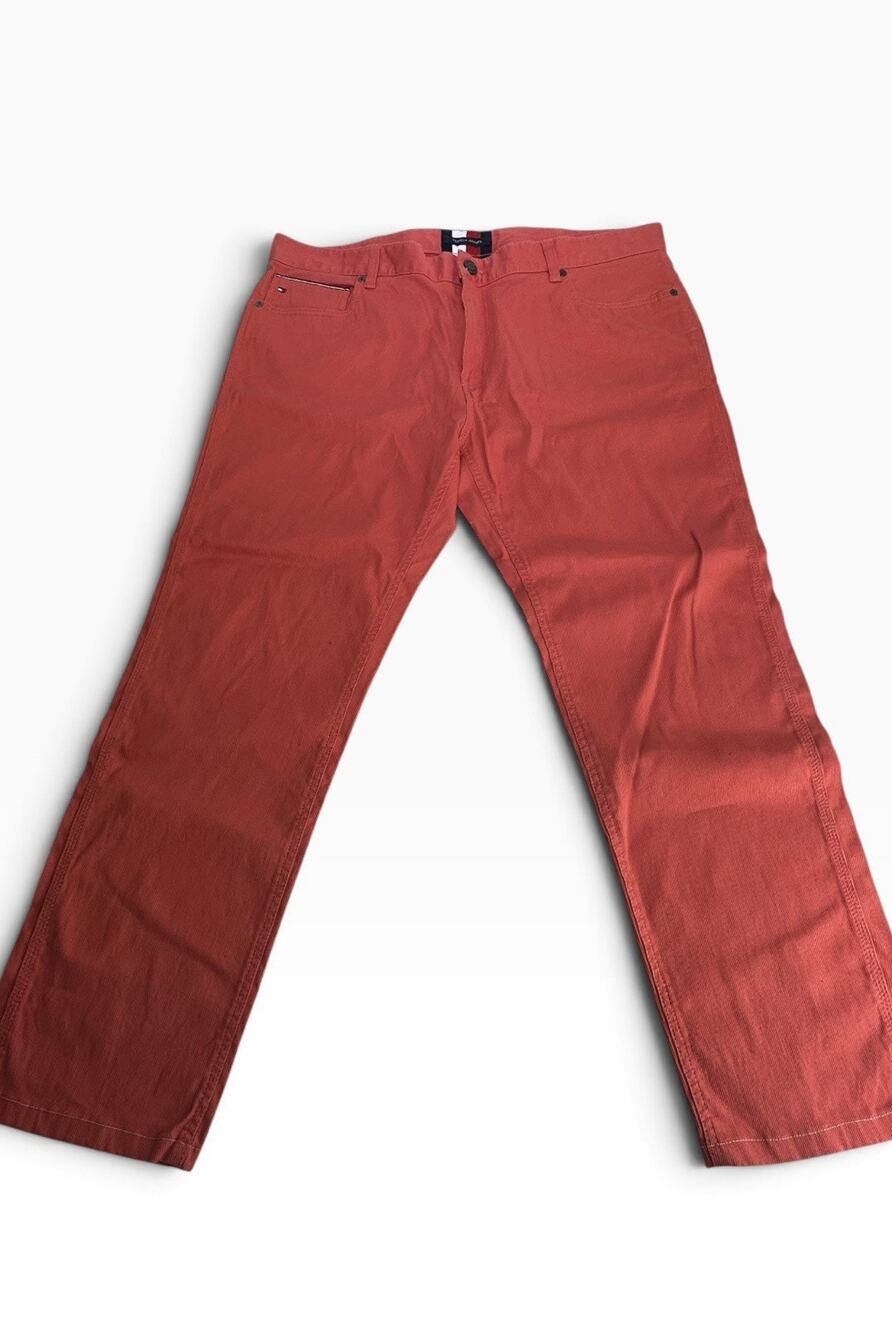 Tommy Hilfiger Men’s 38x32 Salmon Corduroy Jeans Straight Leg 5 Pocket
